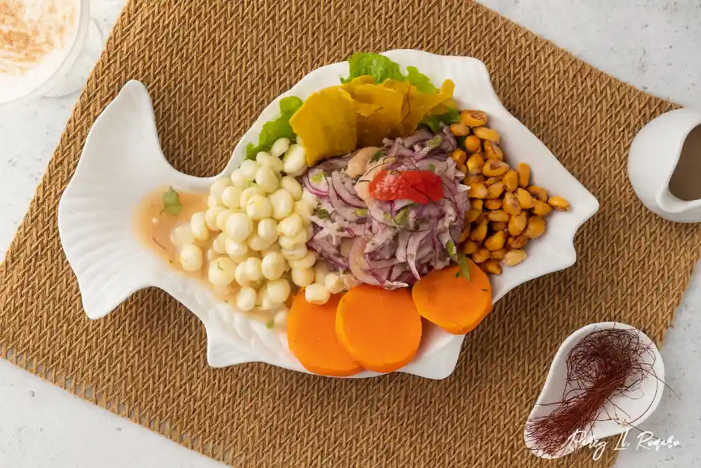 Ceviche plato típico peruano