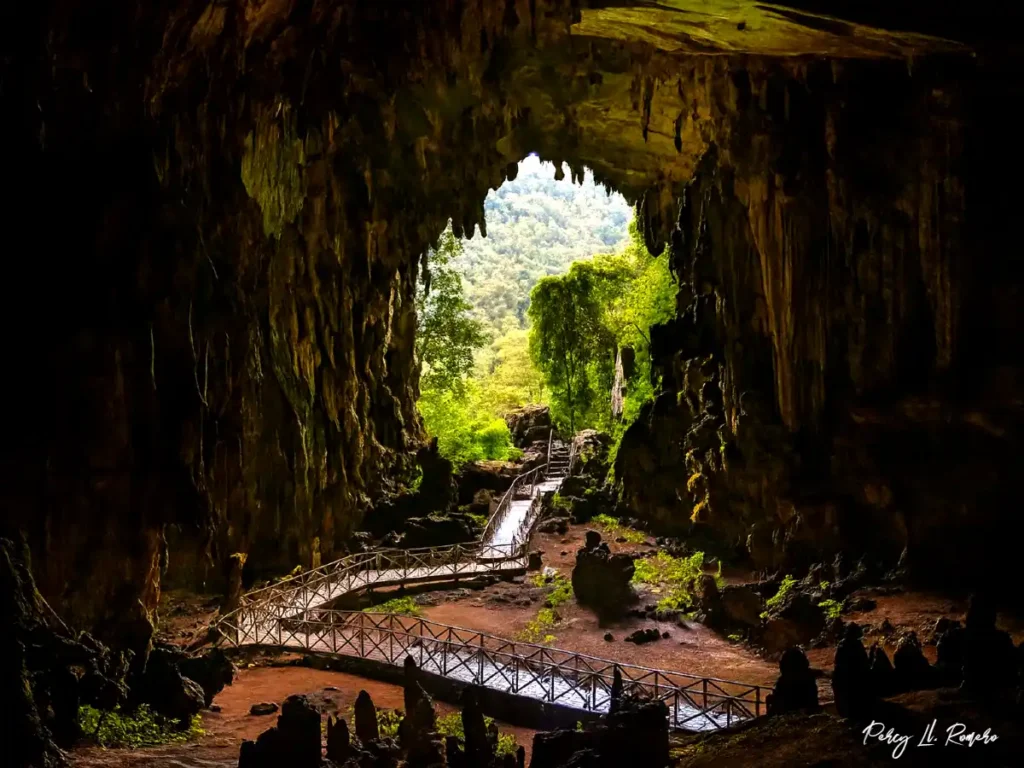 La cueva de las lechuzas forma parte de los paisajes de la selva