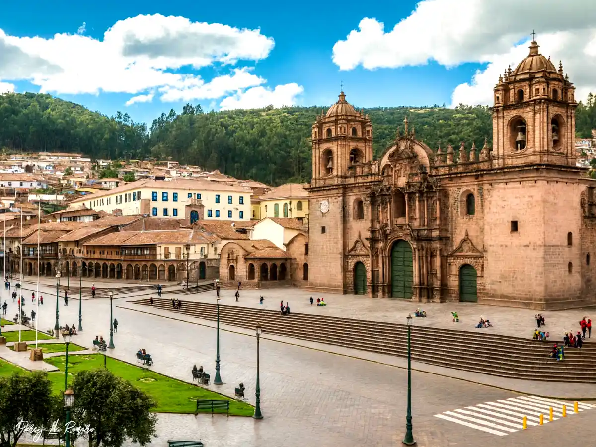 Vista de la plaza de armas de Cusco