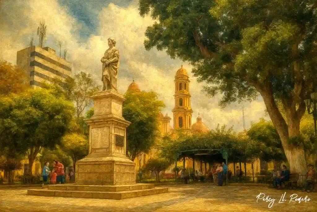 Plaza de Armas de Piura, atractivo turístico importante en el centro histórico de la ciudad.