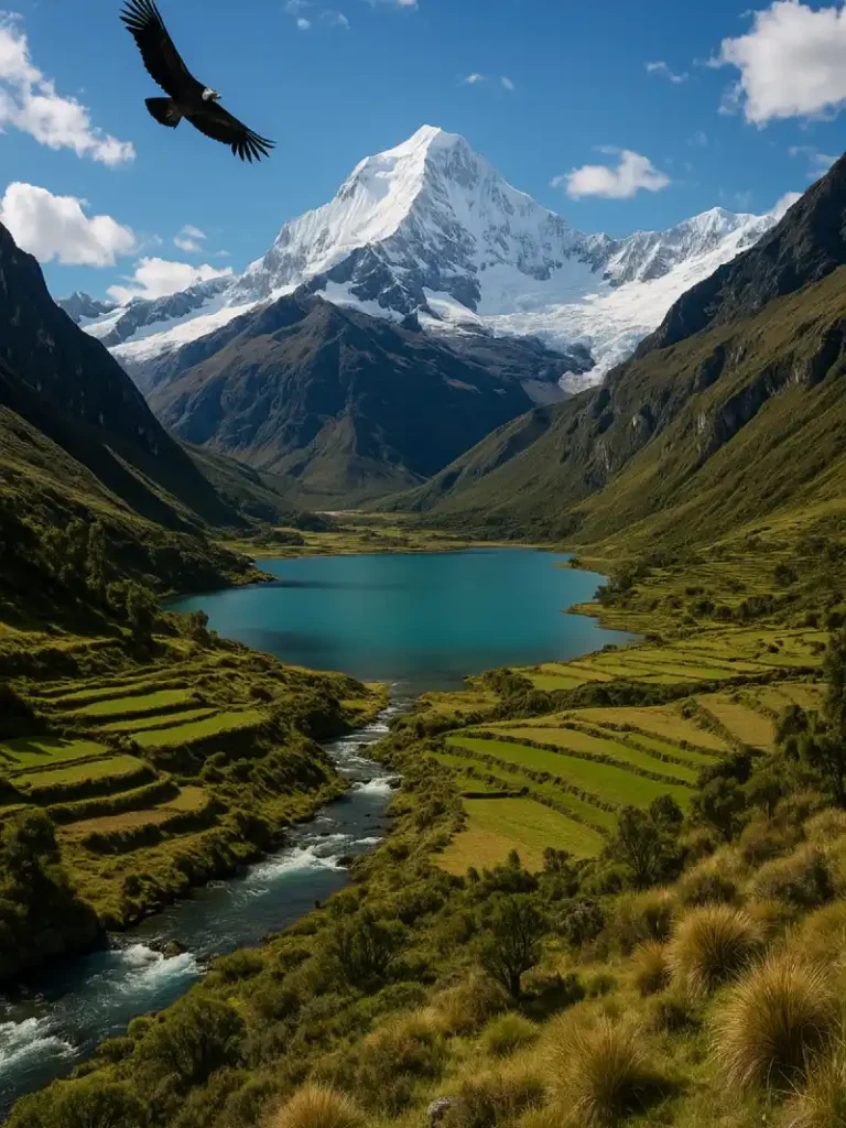 Montañas, lagunas y valles andinos de la sierra entre los lugares turísticos del Perú más emblemáticos.