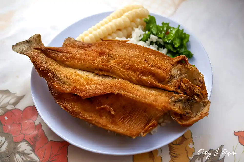 Trucha frita en Huancayo