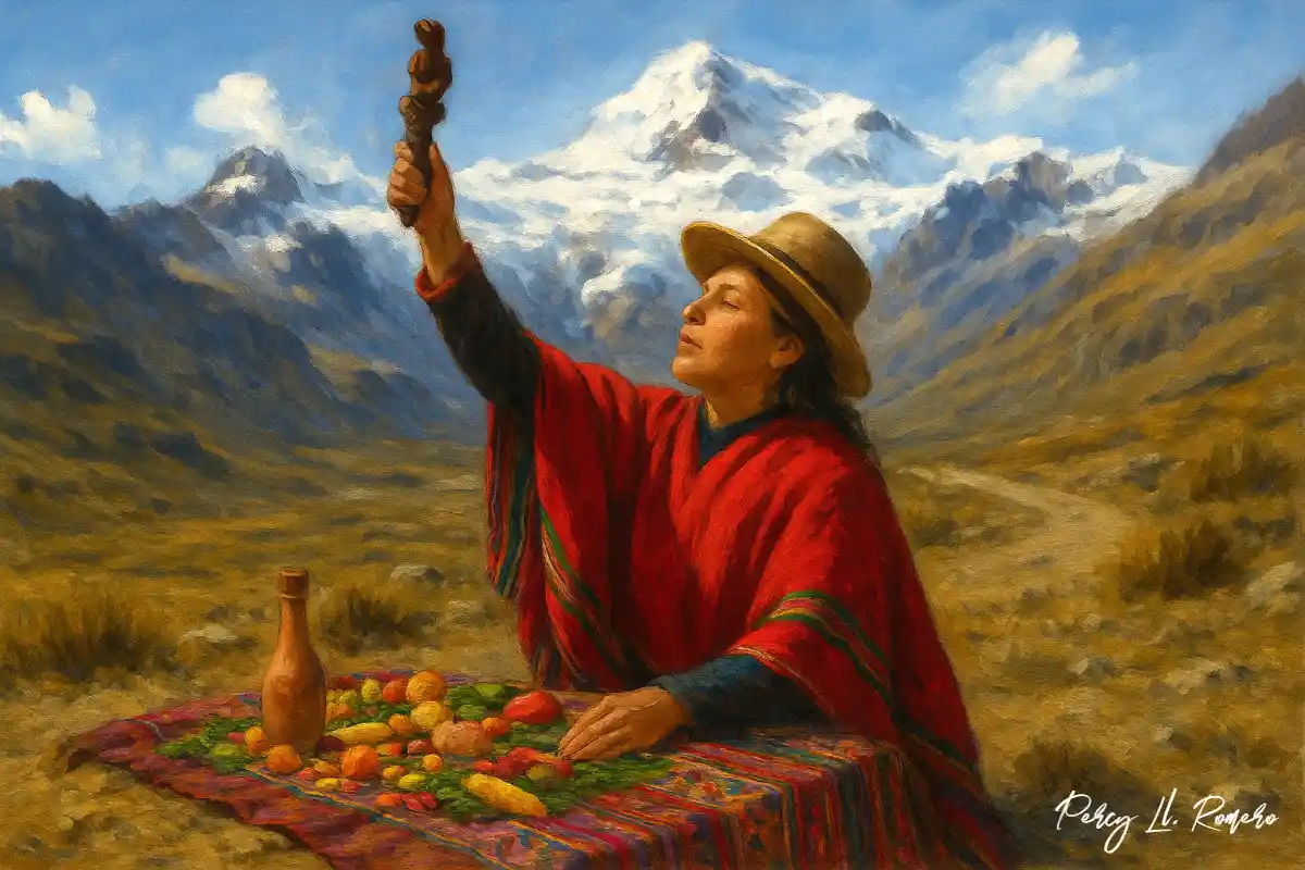 ritual al apu en huaytapallana