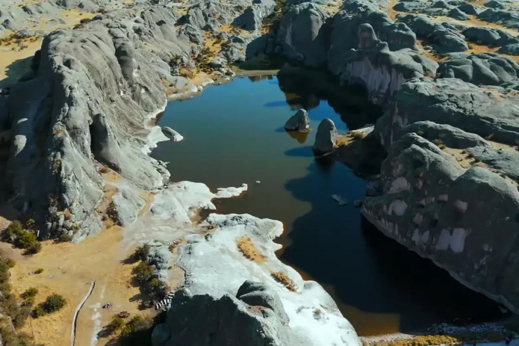 Vista aérea de Marcahuasi