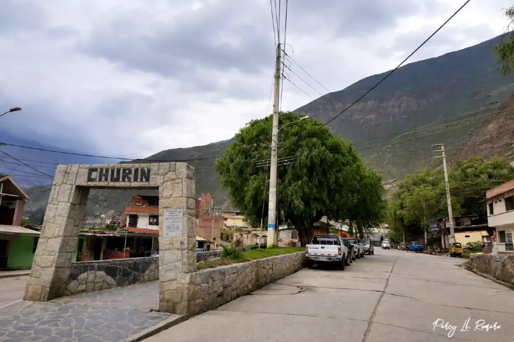 Entrada a Churín