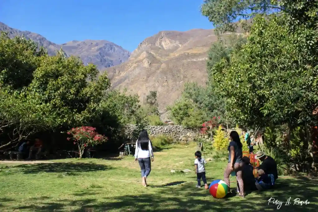 Qué hace en churín con niños: disfrutar de los juegos y paseos campestres